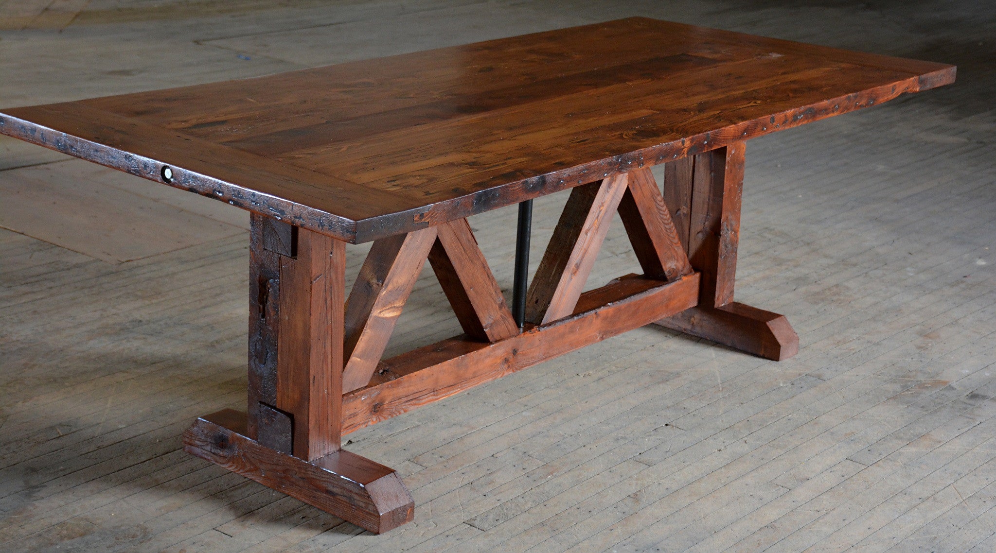 Classic Truss Dining Table – Back Burner Designs